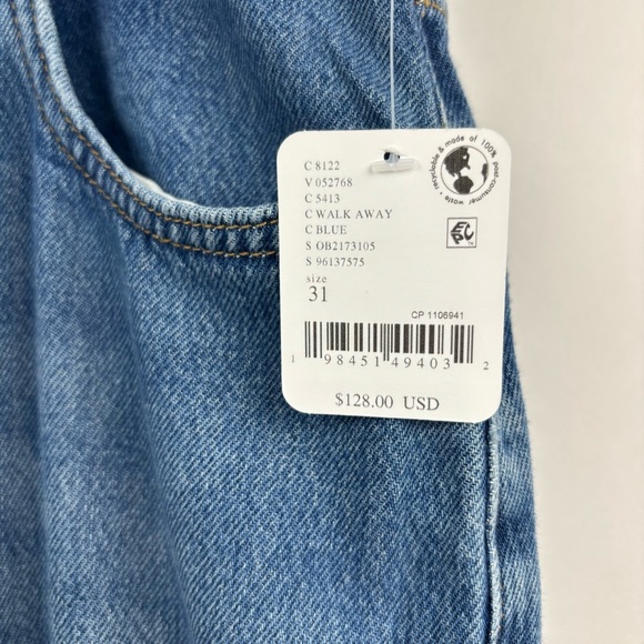 We The Free The Stride Jean Wide Leg Blue 31 NWT - Picture 13 of 16